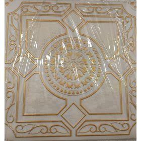   Hungarocell álmennyezet szürke alapon arany klasszikus mintával