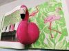Plüss flamingó falidísz gyerekszobába