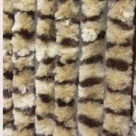 Bozont függöny 90x200cm drapp sötétbarna csíkos