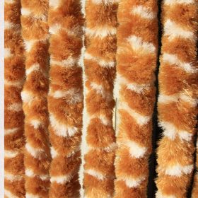 Bozont függöny 90 x 200cm okkersárga fehér csíkos 