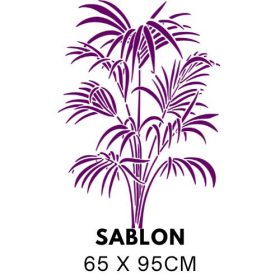 Pálmafa Faldekor Sablon 5265