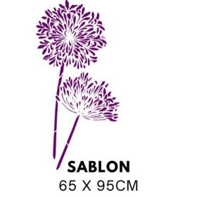 Agapanthus virág sablon 5275