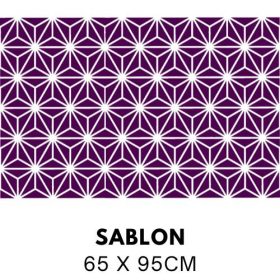 Asanoha minta sablon 5277