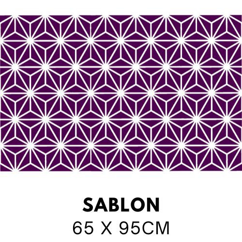 Asanoha minta sablon 5277