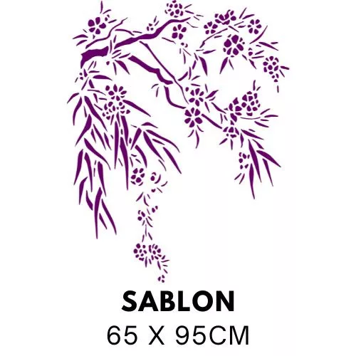 Cseresznyevirág ág sablon 5286