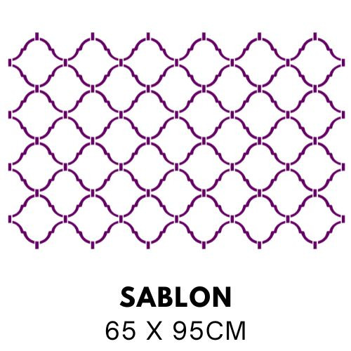 Méhsejtmintás sablon