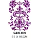 Klasszikus barokk minta sablon 5309