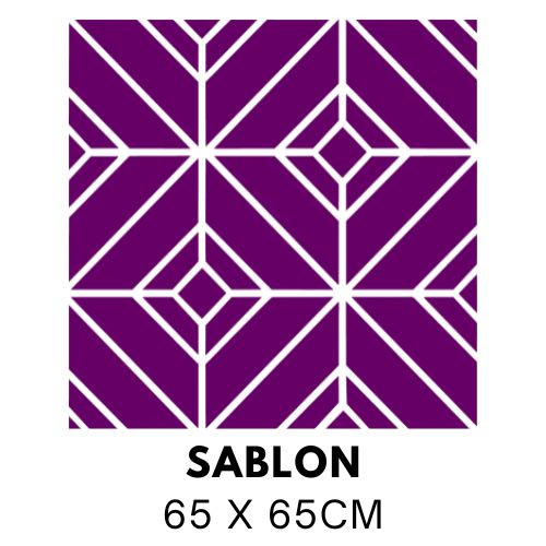 Modern geometrikus négyzet sablon 5312