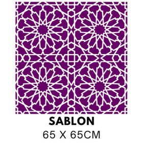 Arabeszk négyzet sablon 5319