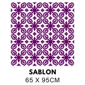 Sűrű cementlap mintás sablon 5337