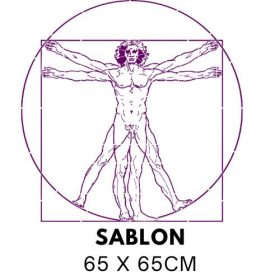 Vitruvius-tanulmány sablon 5360