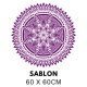 Ornamentális Mandala Stencil 5430