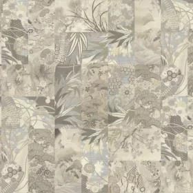   Patchwork mintás szürke/ezüst dekor tapéta 73734  Időtálló elegancia a falon