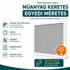 Egyedi méretezésű szúnyogháló műanyag kerettel