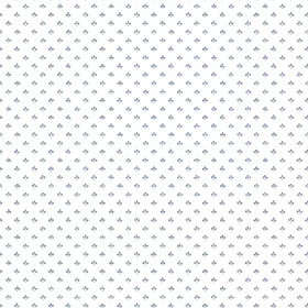   Just Kitchens minimalista három levelű virágmintás konyhai tapéta fehér-tengerészkék színekkel  G45462