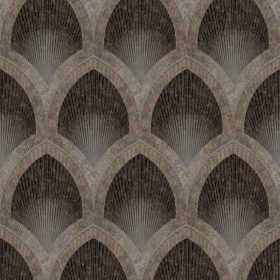 Special FX 2 barna-arany art deco tapéta G68087