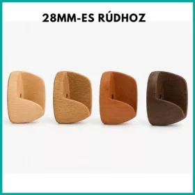 Oldalfali tartó fa rúdhoz, 3 színben