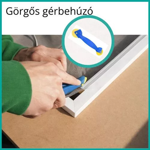 Görgős géderbehúzó