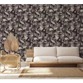   Spirit of Jungle barna alapon barna daru madaras tapéta JI47405