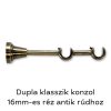 Landhouse 16mm réz dupla fém karnis Vienna