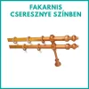 Duplakarnis szett fából, cseresznye színben