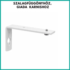   Fém konzol 1 vagy 2 sín oldalfali rögzítéséhez, különböző méretekben