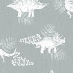 Zöld-fehér dinoszauruszos tapéta KOD45805