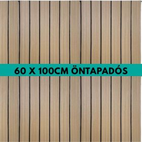   Dekoratív fahatású öntapadós panel világos színben 60×100 cm