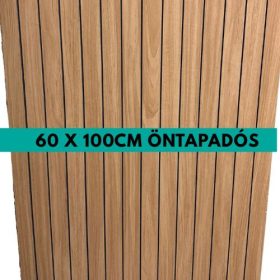   Dekoratív fahatású öntapadós panel világosbarna színben 60×100 cm