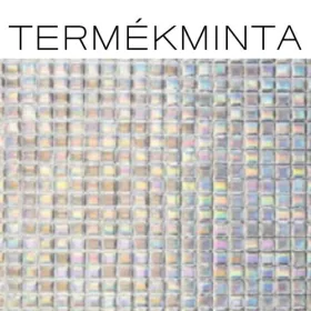   Venilia/Gekkofix apró szivárványosan játszó kockás statikus fólia termékminta 10258 / 54778