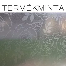Rózsás öntapadós üvegtapéta termékminta 11-2185