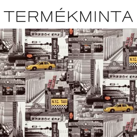   City taxi város mintás öntapadós tapéta termékminta 11916 KIFUTÓ
