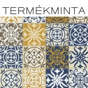   Színes marokkói cementlap mintás öntapadós tapéta termékminta 12064 KIFUTÓ