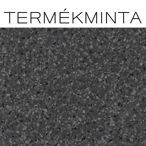 Terrazzo ezüst antracit öntapadós tapéta termékminta 13498 KIFUTÓ