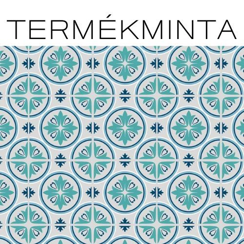 Kék cementlap mintás öntapadós tapéta termékminta 14083 KIFUTÓ