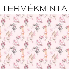   Gekkofix/Venilia cuki balerina állatok öntapadós tapéta termékminta M14140