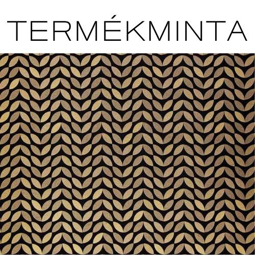 Fekete/arany mintás öntapadós tapéta M14183