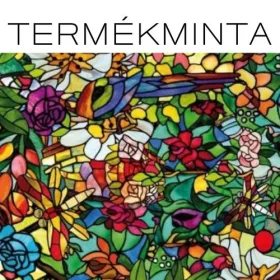   Tulia ólomüveg mintás öntapadós üvegfólia termékminta 200-3231