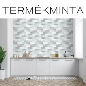   Csempehelyettesítő tapéta szürkéskék tégla termékminta 270-0181