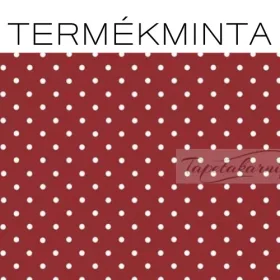   Petersen piros pöttyös öntapadós tapéta termékminta 346-0627