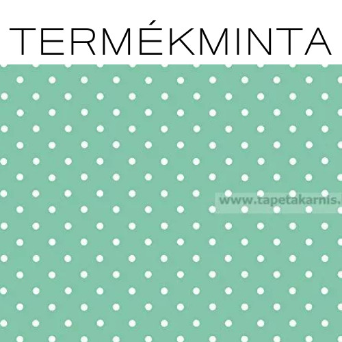 Petersen menta pöttyös öntapadós tapéta termékminta 346-0648