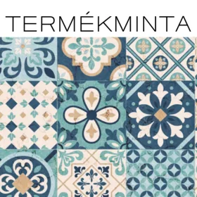   Gekkofix/Venilia Cassablue marokkói csempe mintás öntapadós fólia termékminta 55844