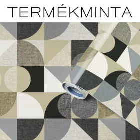   Gekkofix/Venilia Delta caramel grafikus mintás öntapadós fólia termékminta 55850