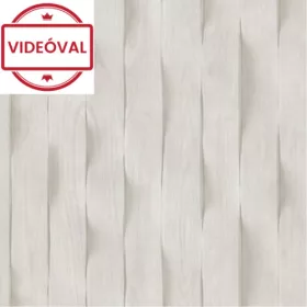 Brut világos szürke 3D fa mintás tapéta M75609