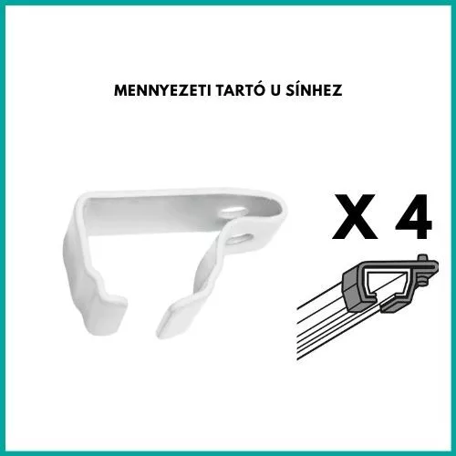 Mennyezeti konzol U-sínhez, másodsínhez