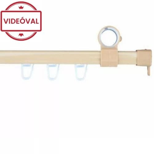 U sín, másodsín rúdkarnishoz fehér 232cm