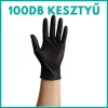 Vékony fekete gumikesztyű 100db