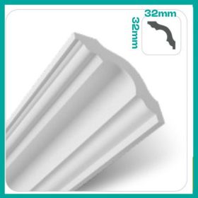   DMS Hungarocell sarokléc stukkó – beltéri éllezárás mennyezet és fal találkozásához