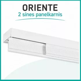 Oriente panelkarnis fehér 2 sínes