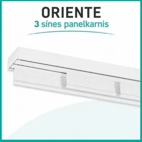 Oriente panelkarnis fehér 3 sínes